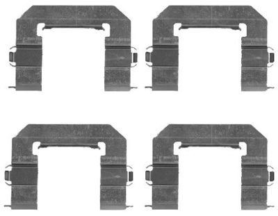 Комплектующие, колодки дискового тормоза HELLA 8DZ 355 203-391 для CHEVROLET CAPTIVA
