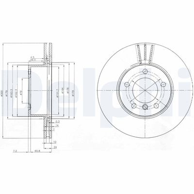 DISC FRANA DELPHI BG3998