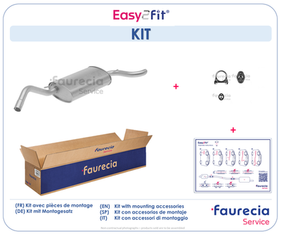 Faurecia FS30384 Глушитель выхлопных газов  для FORD FIESTA IV (JA_, JB_) 1.8 D