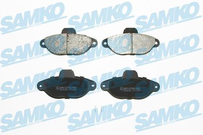 Комплект тормозных колодок, дисковый тормоз SAMKO 5SP483 для FIAT CINQUECENTO
