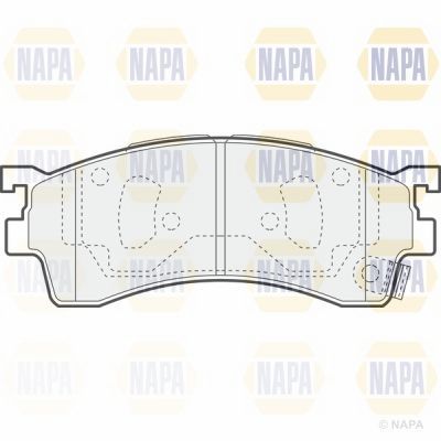 Brake Pad Set NAPA PBP7415