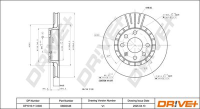 BREMSSCHEIBE DR!VE+ DP1010110346 2
