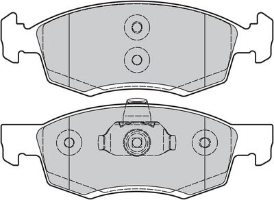 BREMSBELAGSATZ SCHEIBENBREMSE VALEO 601017 1
