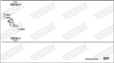 Изпускателна система WALKER BWK032676