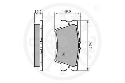 SET PLACUTE FRANA FRANA DISC OPTIMAL 12311 2