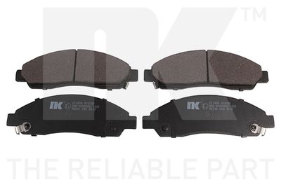 Комплект тормозных колодок, дисковый тормоз NK 221408 для ISUZU D-MAX