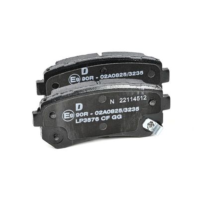 BREMSBELAGSATZ SCHEIBENBREMSE DELPHI LP3576 26