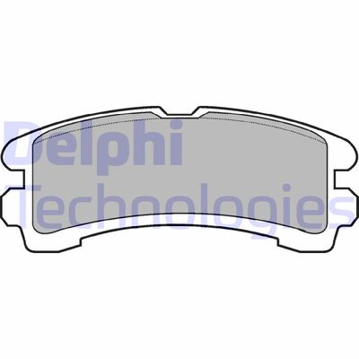 Комплект тормозных колодок, дисковый тормоз DELPHI LP816 для NISSAN TERRANO