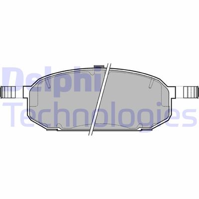DELPHI LP1066 Тормозные колодки и сигнализаторы  для MAZDA 323 F V (BA) 2.0 24V