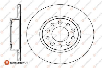 EUROREPAR 1622805580 Тормозные диски  для ALFA ROMEO 159 Sportwagon (939_) 1.9 JTS (939BXA1B)