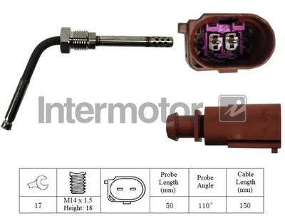 Sensor, exhaust gas temperature Intermotor 27265