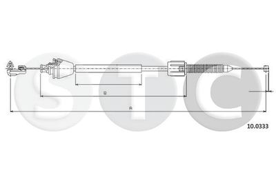 Linka gazu STC T483190
