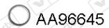 Уплотнительное кольцо, труба выхлопного газа VENEPORTE AA96645 для VOLVO 850