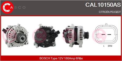 Генератор CASCO CAL10150AS для CITROËN C6