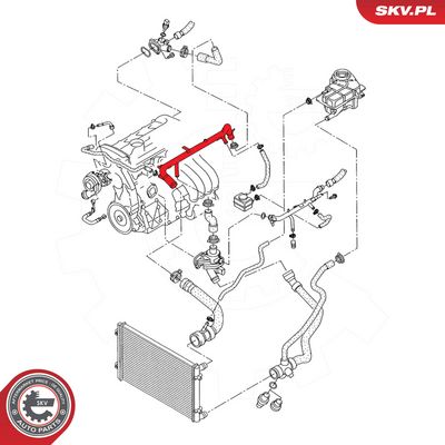 Potrubí chladiva SKV 43SKV773