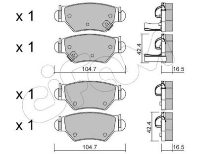SET PLACUTE FRANA FRANA DISC CIFAM 8222590