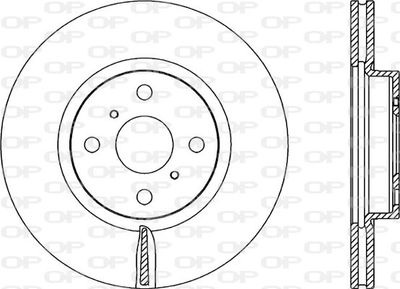 OPEN PARTS BDA2316.20 Тормозные диски  для DAIHATSU CHARADE (Дайхатсу Чараде)