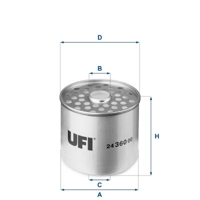 Топливный фильтр UFI 24.360.00 для DAEWOO LUBLIN