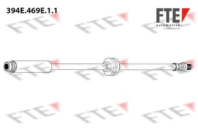 FTE 394E.469E.1.1 Тормозной шланг  для VOLVO V40 (Вольво В40)