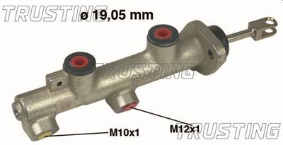 Главный тормозной цилиндр TRUSTING PF112 для AUSTIN MINI