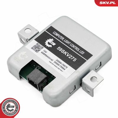 Valdymo blokas, žibintai