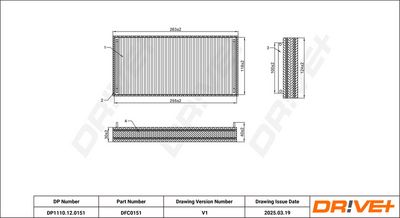 FILTER INNENRAUMLUFT DR!VE+ DP1110120151 5