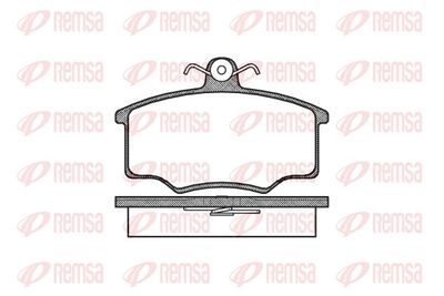 Brake Pad Set, disc brake 0046.00