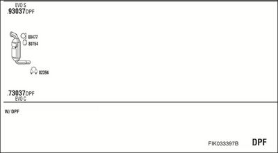 SISTEM DE ESAPAMENT WALKER FIK033397B