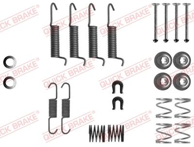 Tillbehörssats, bromsbackar, parkeringsbroms QUICK BRAKE 105-0016