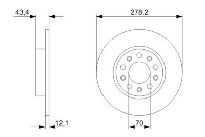 DISC FRANA BOSCH 0986479292 4