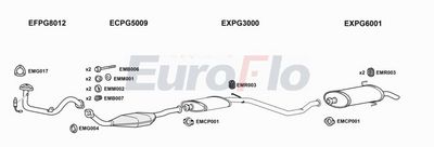Układ wydechowy EUROFLO PG306141004A00