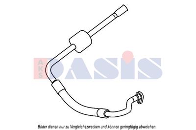 Трубопровод высокого / низкого давления, кондиционер AKS DASIS 885904N для CITROËN C5
