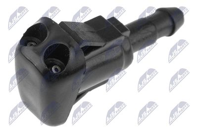 Plovimo skysčio purkštukas, priekinis langas