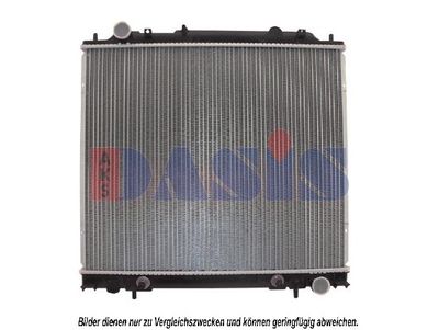 Радиатор, охлаждение двигателя AKS DASIS 140091N для MITSUBISHI L400