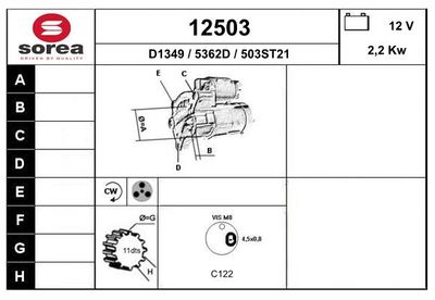 STARTER EAI 12503