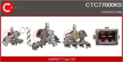 COMPRESOR SISTEM DE SUPRAALIMENTARE CASCO CTC77000KS
