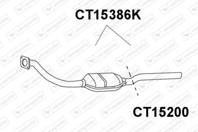 Катализатор VENEPORTE CT15386K для CITROËN C15