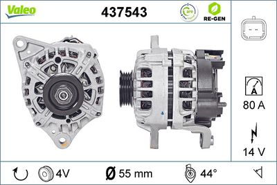 генератор VALEO 437543