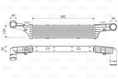 VALEO Intercooler, inlaatluchtkoeler (817905)