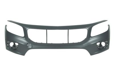 Bumper (Voor, met basiscoating, met een trekhaak plug, met parkeersensor gaten, voor het schilderen) past: MERCEDES GLB X247 06.19-