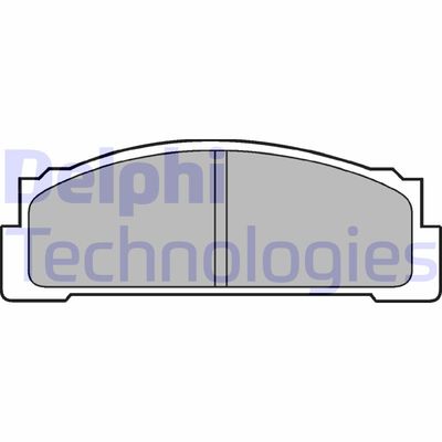 Комплект тормозных колодок, дисковый тормоз DELPHI LP30 для SEAT 127