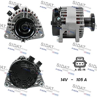 Генератор SIDAT A12DE0427A2 для FORD C-MAX