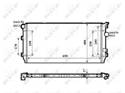 Kühler, Motorkühlung NRF 58339