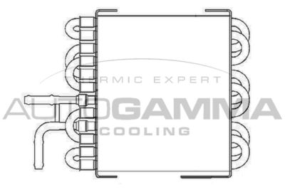 AUTOGAMMA 104686 Радиатор охлаждения двигателя для MERCEDES-BENZ C-CLASS T-Model (S203)