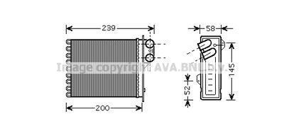 AVA QUALITY COOLING Kachelradiateur, interieurverwarming (RTA6398)