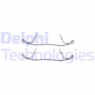Комплектующие, колодки дискового тормоза DELPHI LX0210 для AUDI 100