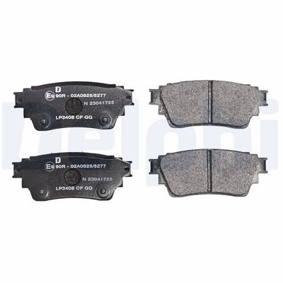 Brake Pad Set, disc brake LP3408