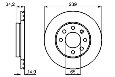 Brake Disc 0 986 478 627