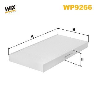 Filter, interior air WIX FILTERS WP9266