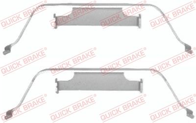 комплект принадлежности, дискови накладки QUICK BRAKE 109-1638